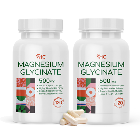 Magnesium Glycinate 500mg 2packs