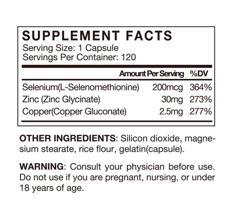 Selenium+Zinc+Copper